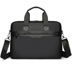 Maletín de Cuero Suave de Gran Capacidad, Impermeable, para Portátil de 14 Pulgadas, para Hombre, para Viajes de Negocios, con Múltiples Compartimentos - Product Image 4