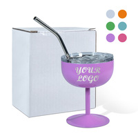 Mini gobelet à vin sous vide à double paroi de 4oz personnalisé gobelet à champagne isolé en acier inoxydable tasse de verres à vin pour la fête