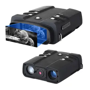 비전 야간 투시경 쌍안경 1080P 이미지 3.6-10.8X31mm 야간 투시경 64G TF 카드 4 "LCD 적외선 쌍안경