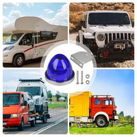 Lumières LED de style pastèque en verre et plastique – Idéales comme feux latéraux de camion, feux indicateurs et feux de signalisation pour bateaux