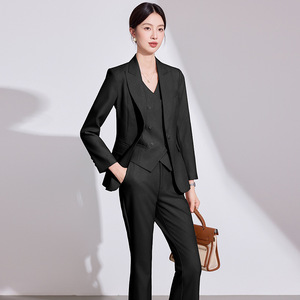 Women's Professional Three Piece Suit Set Spring Formal Polyester Anti Wrinkle - Product Image 4