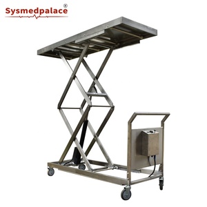 Carretilla para cadáveres lista para enviar, proveedor de elevador de tijera con pilas - Product Image 5