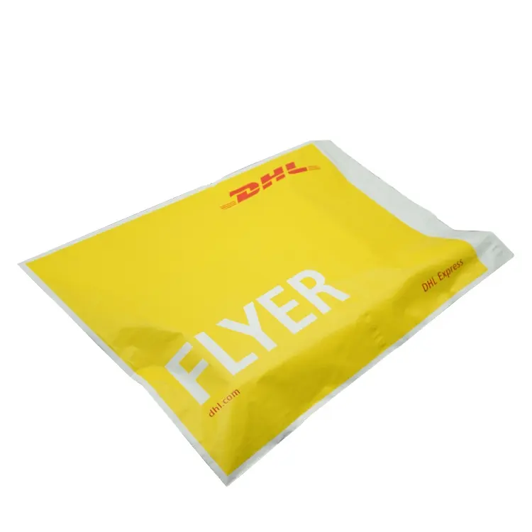 Envío de DHL paquete pequeño acolchado sobre DHL Mailer seguridad bolsa para la ropa