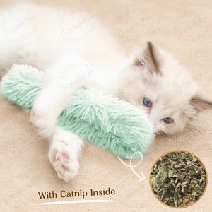 Gato de peluche ecológico largo y suave, juguetes para gatos, juguetes de almohada con papel arrugado - Product Image 3