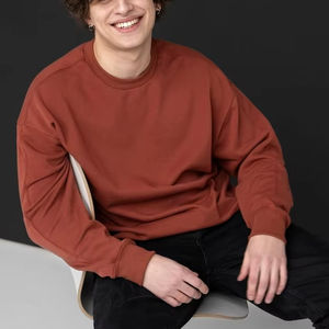 Breathable No Hat Custom Logo Crew Neck <b>Sweatshirt</b> <b>Men</b> Oversized Hooded Pullover <b>Sweatshirt</b> Oversize Custom Manufacture - Product Image 1