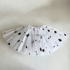Costume de cosplay animal <span class=keywords><strong>pour</strong></span> Halloween, chiot <span class=keywords><strong>dalmatien</strong></span>, bandeau avec oreilles de <span class=keywords><strong>chien</strong></span>, collier, queue et jupe tutu <span class=keywords><strong>pour</strong></span> enfants - Product Image 6