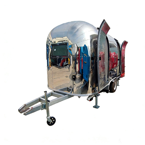 Remolque de Comida Móvil VIC de Aluminio y Acero Inoxidable con Cocina, Camión de Comida Multifuncional para Aplicaciones de Dulces - Product Image 1