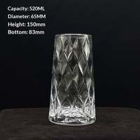Gobelet Écologique Épaissi Moderne Sans Poignée et Sans Couvercle pour Milkshake, Crème Glacée, Jus, Lait, Thé, Vin – Idéal pour les Bars Relaxants