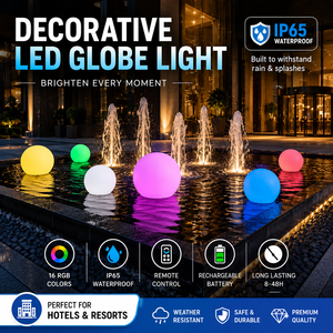 COOLQING IP65 - Lámpara Decorativa LED RGB de 16 Colores, Resistente al Agua, Duradera, con Control Remoto de 2000 mAh, para Discotecas, Hoteles y Eventos - Product Image 3