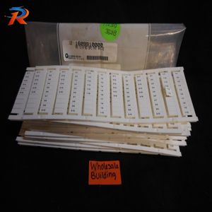 Novo e Original, MARCADOR DE TERMINAL, 1609910000, WS 1216 MC SPC PRT BRANCO, 13 CARTÕES Estoque em Armazém Controlador de Programação PLC - Product Image 1