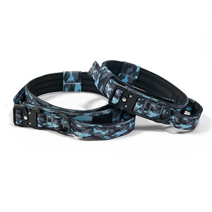 Collar táctico de nailon camuflado para perros, ajustable, con hebilla metálica, a prueba de escapes, para perros grandes y medianos, OEM, ODM - Product Image 1