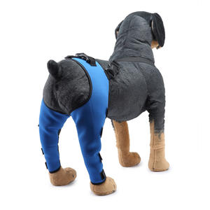 Bantalan lutut hewan peliharaan, pembungkus kaki baru, pelindung pemulihan cedera, penjepit lutut anjing yang dapat disesuaikan - Product Image 6