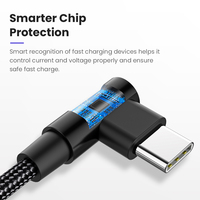 Câble 60W de type C vers USB C USB-C PD câble de charge rapide pour Macbook Pro Samsung cordon de chargeur rapide 3A câble de données USBC
