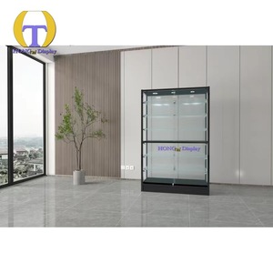 Gabinete de exhibición Smoke <span class=keywords><strong>Shop</strong></span> Fabricación <span class=keywords><strong>Cool</strong></span> New <span class=keywords><strong>Style</strong></span> Adecuado Más productos Display Showcase Caja de gabinete de vidrio blanco - Product Image 4