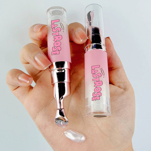 Gloss à lèvres végétalien mignon avec applicateur massant, non collant, finition ultra brillante, à base de plantes, marque privée - Product Image 1