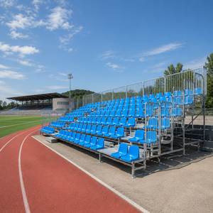 Sillas Fijas para Estadios al por Mayor con Portavasos y Reposabrazos, Asientos Acolchados Personalizados para Recintos Deportivos Interiores - Product Image 4