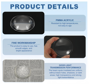 Lente plana convexa de <span class=keywords><strong>68mm</strong></span> de diámetro - Product Image 3