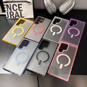 Funda Magnética para Teléfono S26 Ultra S25 Ultra de PC Mate Esmerilado para Samsung Galaxy, Fundas Rígidas - Product Image 3