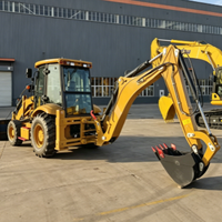 Chargeuse-pelleteuse 4x4 de 9 tonnes, excavatrice sur roues robuste pour travaux de construction et terrassement