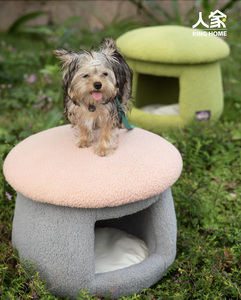 מיטת פטריות לחיות מחמד, מיטת שרפרף לחיות מחמד, ריהוט לחתולים וכלבים, בית חיות מחמד נעים, ריהוט לחיות מחמד לבית - Product Image 4