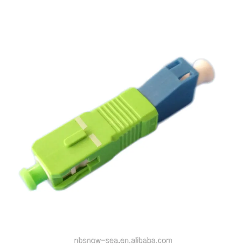 Adaptador de fibra óptica SC/APC macho a LC/UPC hembra, adaptador SM SC-LC, red Ethernet