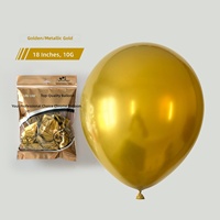Grosir Pabrik Balon Lateks Metalik Ramah Lingkungan 18 Inch 10g Gaya Romantis Latar Belakang Dinding Pesta Ulang Tahun Wisuda
