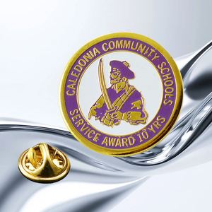 Fashion Jewelry <b>Badges</b> Soft Enamel Gold Plated <b>Pins</b> Carved Metal Crafts Brooches - Product Image 2