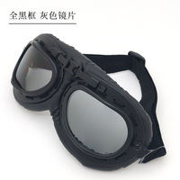 Masque de protection rétro 2026 Halley coupe-vent anti-UV pour moto, karting, VTT, sports de plein air, lunettes pliables