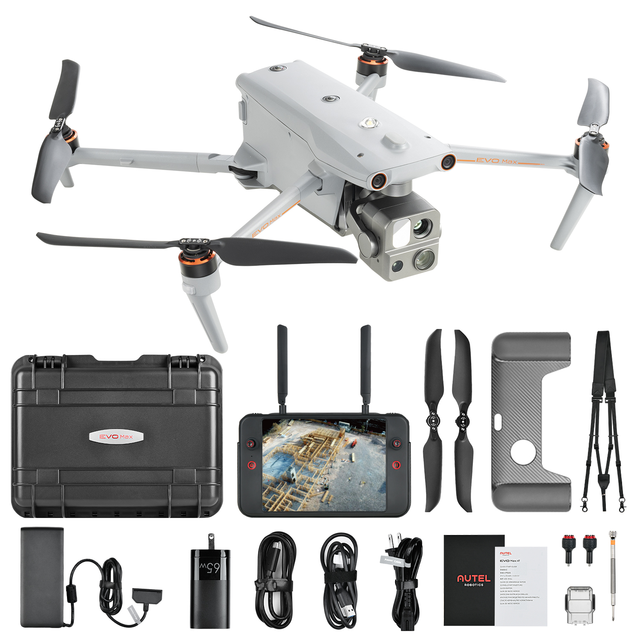 Autel Robotics EVO Max 4T Commercial Drone with 8K Thermal Camera Foldable Design Plastic Material Over 10KM Transmission