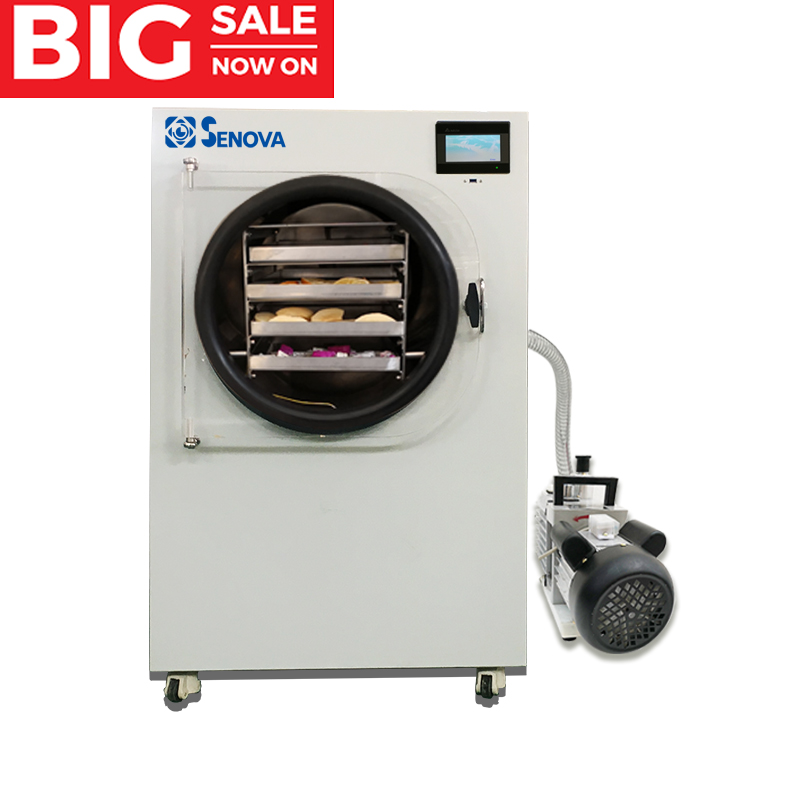 Senova Biotech Floor Standing Sea Food Jelly Fish Lyophilises Maquina Liofilizadora Chamber Freeze Dryer