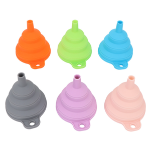 Mini Collapsible Funnel Silicone Funnels for Filling Bottles and Jars
