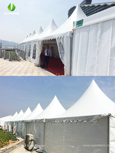 Outdoor High Peak-Event <strong>Tepee</strong> Sun Shelter Pagoda <strong>Tents</strong> With European Style Floor <strong>Tent</strong> Price Prefabricated Cone Shaped Aluminum - Product Image 4