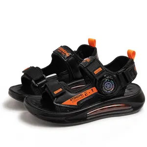 Sandálias Simplicity para meninos, sandálias OEM/ODM de fácil limpeza e fácil de limpar, sandálias respiráveis para juniores