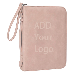 Funda Protectora Personalizada para Libros, de Tela Impermeable, con Diseño Floral en Relieve, de Cuero PU Suave, para Biblias, para Mujeres - Product Image 1