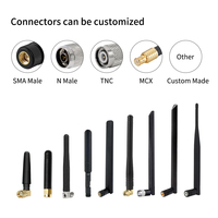 Antenne LTE double bande personnalisée 2.4g 4g 5.8g 868mhz, antenne sans fil omnidirectionnelle, antenne de routeur Wifi en caoutchouc