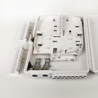 Caja de Distribución Óptica de 4/8 Puertos, Mini Caja de Conexión de Fibra Óptica para Montaje en Pared, para Conexión de Cable Drop FTTH/FTTB