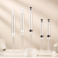 Flacon-seringue Premium PS PP 1ml 2ml 3ml 5ml 10ml pour crème contour des yeux, emballage pour produits hydratants et soins de la peau à aiguille fine