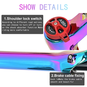 <span class=keywords><strong>Fourche</strong></span> pneumatique à suspension VTT <span class=keywords><strong>26</strong></span> 27.5 29er <span class=keywords><strong>Fourche</strong></span> avant à tube droit pour VTT <span class=keywords><strong>Fourche</strong></span> colorée de voyage <span class=keywords><strong>100mm</strong></span> - Product Image 6