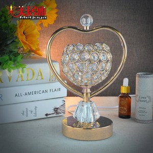 Chauffe-<span class=keywords><strong>bougie</strong></span> électrique 3d, pour l'intérieur, brûleur d'huile aromatique en cristal K9 - Product Image 1