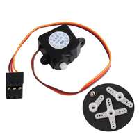 DM-S0020 Micro Servomoteur 2.1g à rotation de 180 degrés, Mini Moteur sans noyau 2g en plastique, 4.8V-6V pour Pièces de Modélisme RC et Jouets DIY