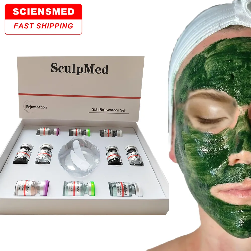 Profession elle Bio-Mikronadel-Kit-Familie Spong illa Spicules Natural Algae Peel Peeling SQTs De Algas-Behandlung