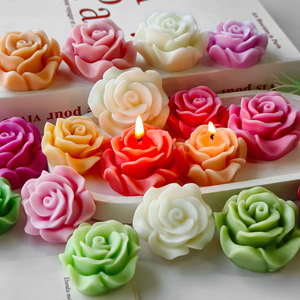 Vela Aromática Clásica Romántica DIY con Aroma a Rosas, para Decoración de San Valentín y Bodas - Product Image 3