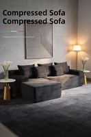 Vakuumkomprimiertes Modulares Sofa Schnelle Lieferung Kleinpackung Günstige Versandkosten Abnehmbares Waschbares Sofa in einer Box Wohnzimmer