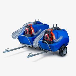 <span class=keywords><strong>Remorque</strong></span> aspiratrice de fumier équestre motorisée haute performance, portable, roues rouges, haute productivité, nettoyage rapide pour chevaux - Product Image 4