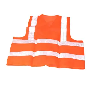Custom reflective clothing 4 lines Crystal Lattice safety work vest with logo