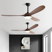 Le meilleur prix 70 pouces de ventilateur de plafond LED à conversion de fréquence en bois massif avec caméra cachée