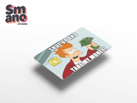 Cubierta de PVC Removible sin Burbujas Smano para Tarjetas de Débito Personalizadas