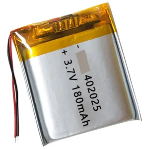 402025 3.7V 150毫安时锂聚合物可充电LP4020253.7V脂肪电池