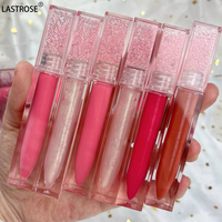Gloss à lèvres en tube carré de luxe, marque privée, brillant mat, haute pigmentation, maquillage pour les lèvres, satiné, longue durée, rouge à lèvres liquide végétalien