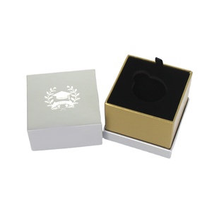 Tùy Chỉnh Nhỏ Thanh Lịch Lift-Off Nắp Vai Cổ Nắp Và Cơ Sở Hộp Quà Tặng Gói <span class=keywords><strong>2</strong></span> Miếng Cứng Nhắc Hộp Giấy - Product Image 5